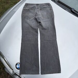 Calvin Klein Bootcut Wide leg Black Baggy Jeans 34X32 Skater Denim